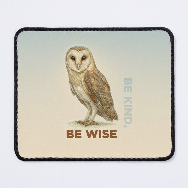 Item preview, Wise Barn Owl Bird Lover's Illustration designed and sold by korasi.