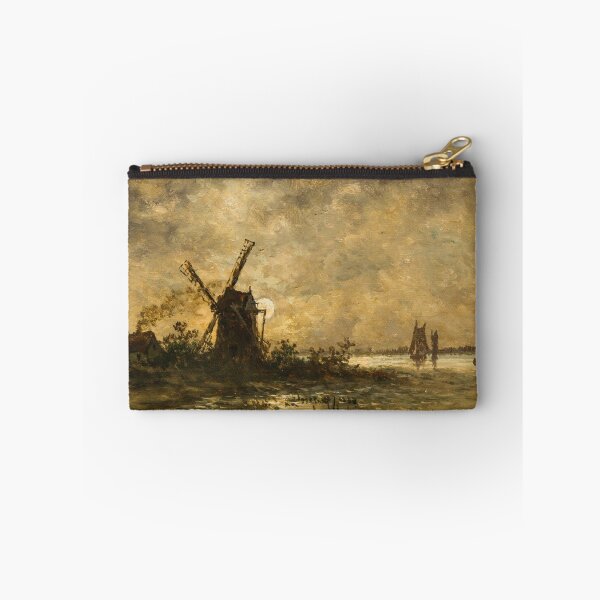 Item preview, River view in moonlight - Egide François Leemans  designed and sold by Vintage Designs +.