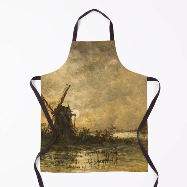 Item preview, River view in moonlight - Egide François Leemans designed and sold by Vintage Designs +.