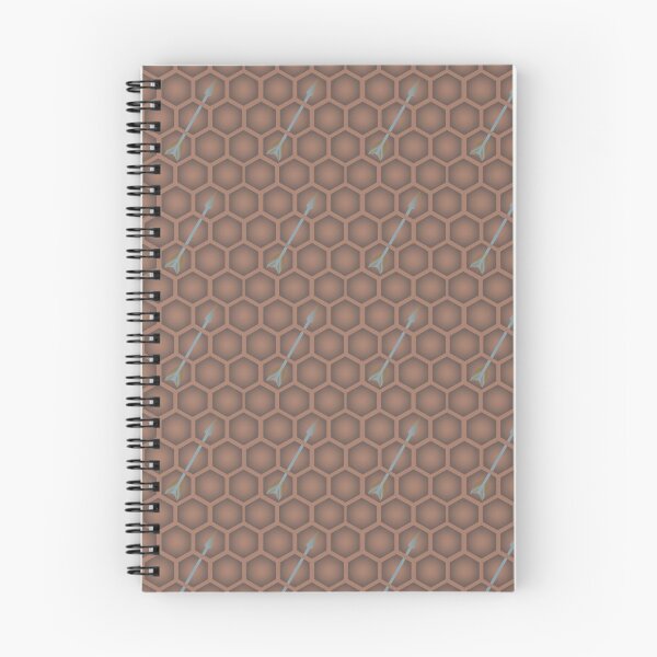 Item preview, Arrow in Mocha Hexagons designed and sold by Dante Design.