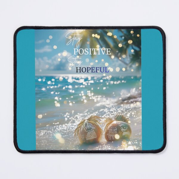 Item preview, GLITTERY  OCEAN  STAY POSITIVE  STAY  HOPEFUL  ATTRACT  POSITIVITY designed and sold by Brewgoodness.