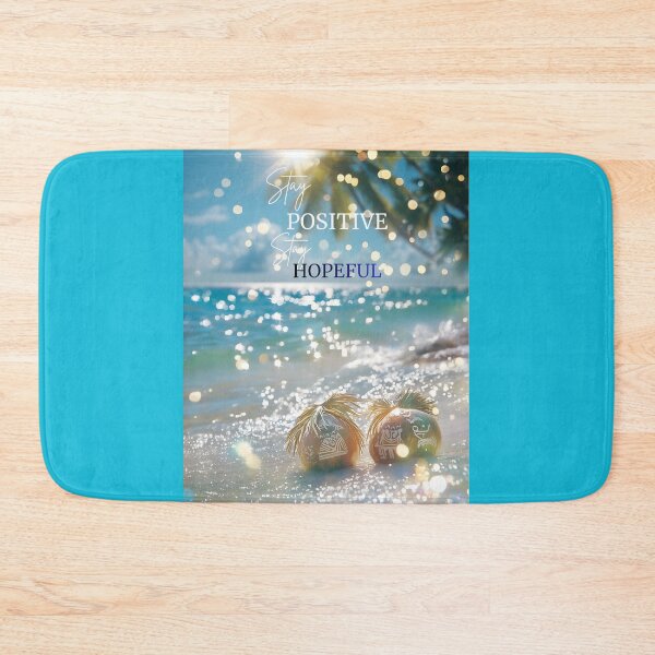 Item preview, GLITTERY  OCEAN  STAY POSITIVE  STAY  HOPEFUL  ATTRACT  POSITIVITY designed and sold by Brewgoodness.