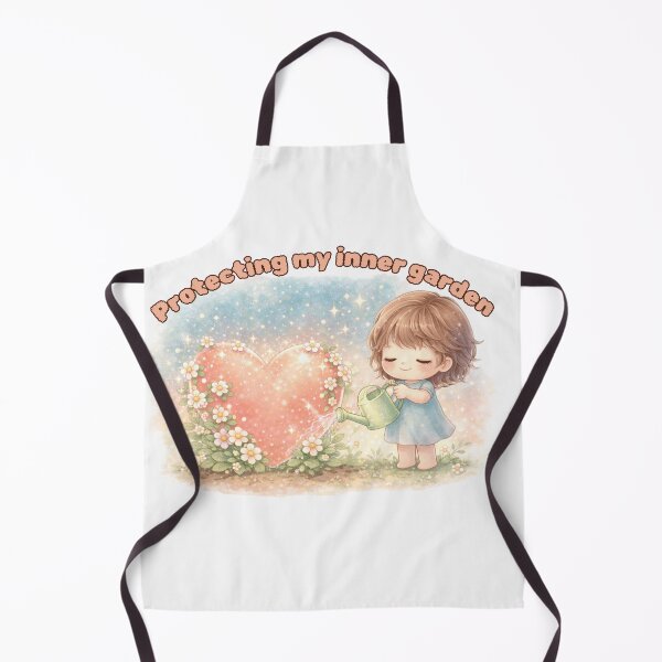 Item preview, Inner Child Healing Art – Protecting My Inner Garden Kawaii Self Love Illustration designed and sold by PromptCoreNexus.