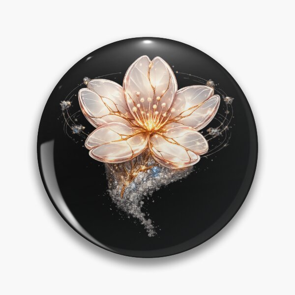 Artikelvorschau, Nanobot Sakura – Futuristische Kirschblüte aus Licht, Metall und Eleganz entworfen und verkauft von slinsish.