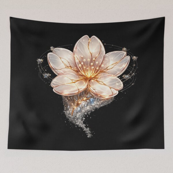 Item preview, Nanobot Sakura – Futuristic cherry blossom made of light, metal and elegance designed and sold by slinsish.
