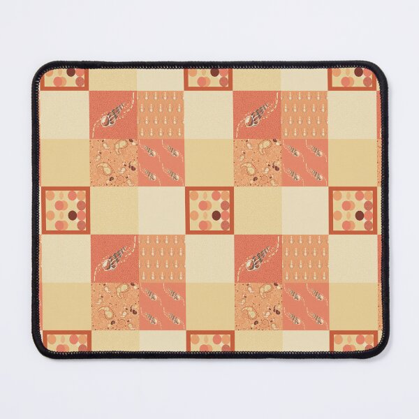 Item preview, Salt Water Shallows patchwork in coral designed and sold by LisaLeQuelenec.
