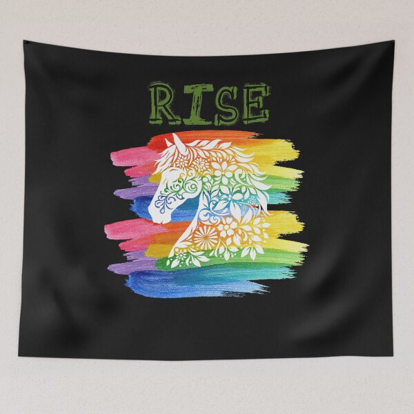 Item preview, RISE – Colorful Horse of Growth and Harmony designed and sold by Aquarius-club.