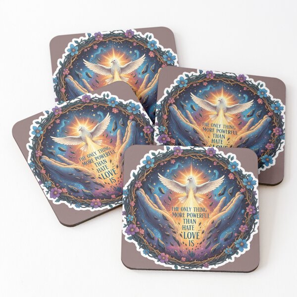 Item preview, The Only Thing More Powerful Than Hate Is Love designed and sold by Culture Atlas .