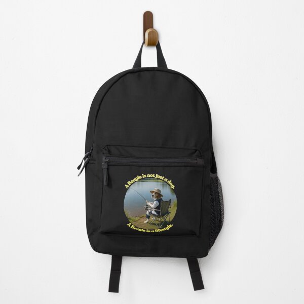 Item preview, Beagle Fishing Lifestyle - Funny Beagle Dog Fisherman designed and sold by ArthurShu.