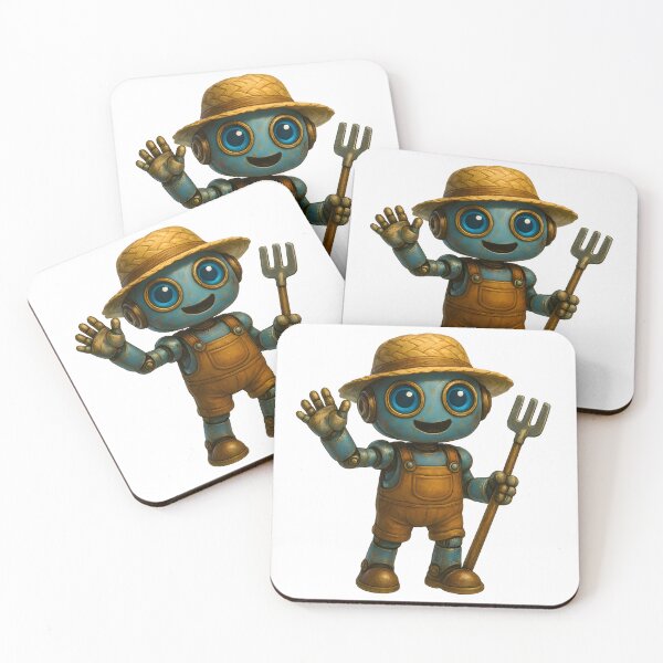 Item preview, Friendly Farmer Robot designed and sold by Yomere.