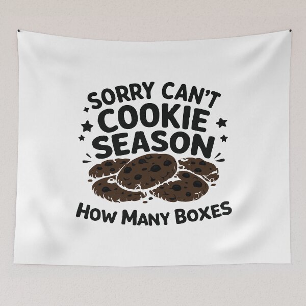 Item preview, Sorry Can't Cookie Season How Many Boxes, Mom Cookie Dealer designed and sold by CloudyPress.
