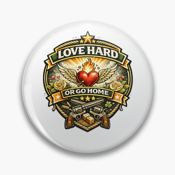 Item preview, Love Hard or Go Home designed and sold by Throwing-Corn.