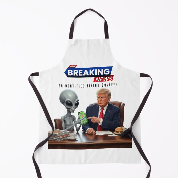 Item preview, Unidentified Flying Covfefe - Funny Trump & Alien Meme News designed and sold by AbeeRedB.