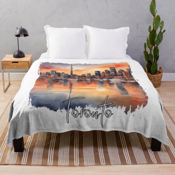 Item preview, Watercolor of Toronto, Toronto, Canada designed and sold by Dressyourflag.