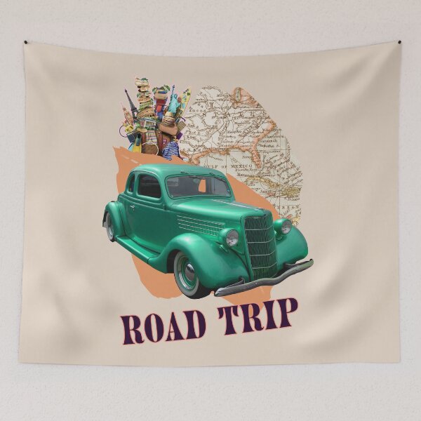 Item preview, Vintage Road Trip designed and sold by WestIndigo.