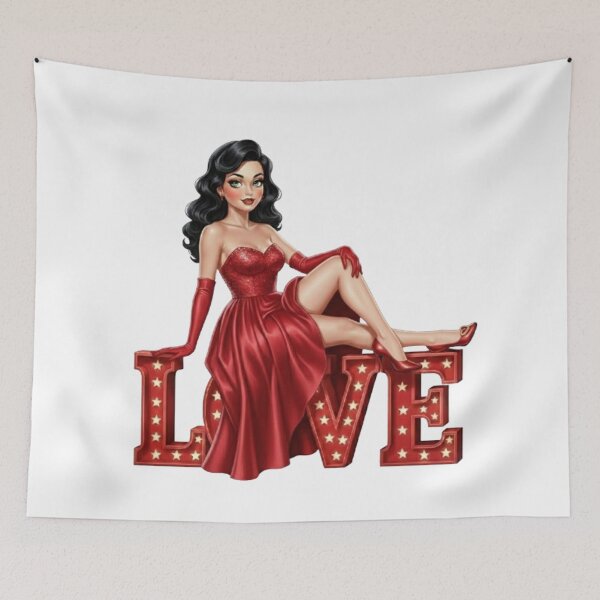 Item preview, "Retro Glamour: Charm and Audacity of Pin-Ups” designed and sold by CHRIST5000.