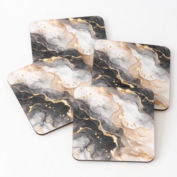 Item preview, Luxury Black Marble with Gold Veins – Elegant Phone Case designed and sold by DrizzyV.