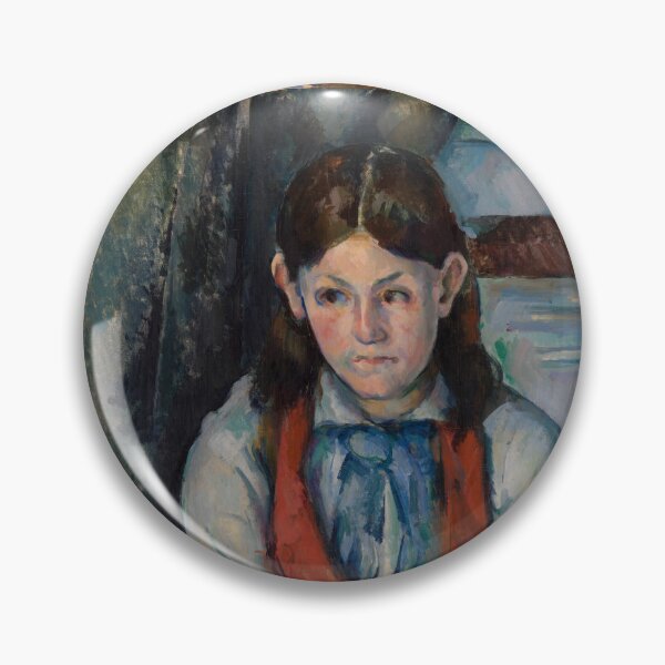 Item preview, Boy in A Red Vest by Paul Cézanne: Post Impressionist Portrait Poster designed and sold by artofuniverse.