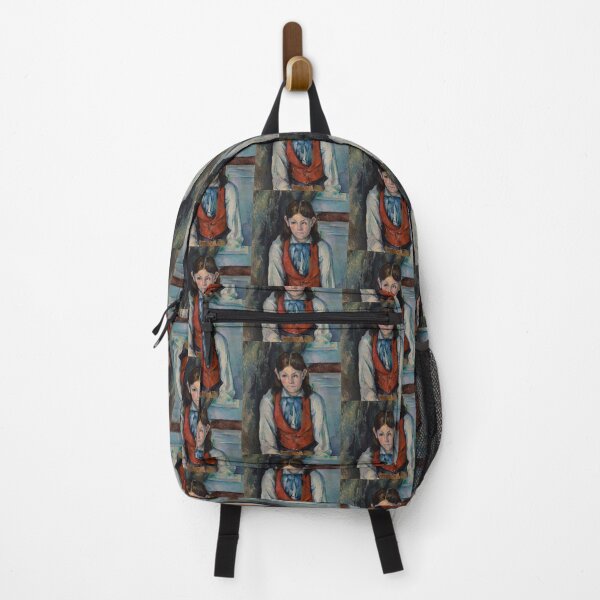 Item preview, Boy in A Red Vest by Paul Cézanne: Post Impressionist Portrait Poster designed and sold by artofuniverse.