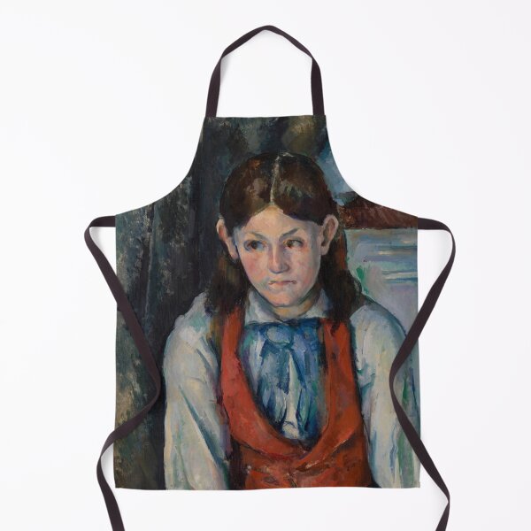 Item preview, Boy in A Red Vest by Paul Cézanne: Post Impressionist Portrait Poster designed and sold by artofuniverse.
