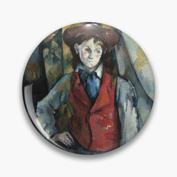 Item preview, Boy in a Red Waistcoat by Paul Cézanne: Post Impressionist Portrait Poster designed and sold by artofuniverse.