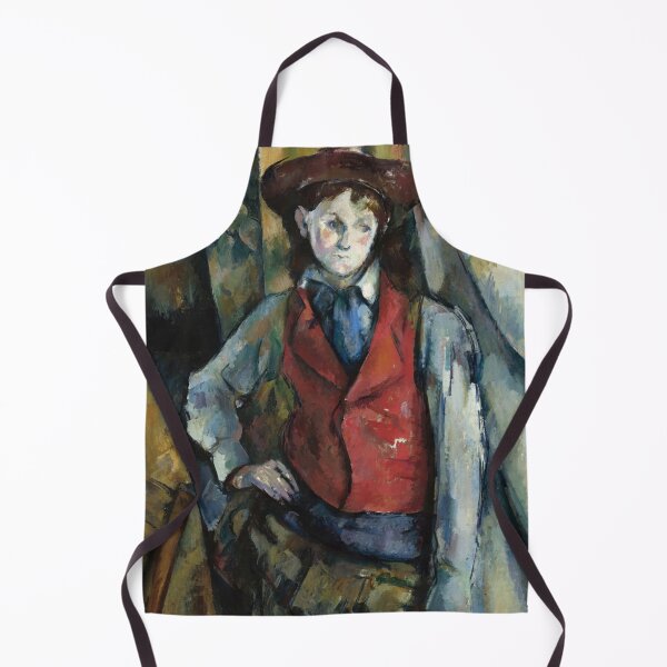 Item preview, Boy in a Red Waistcoat by Paul Cézanne: Post Impressionist Portrait Poster designed and sold by artofuniverse.