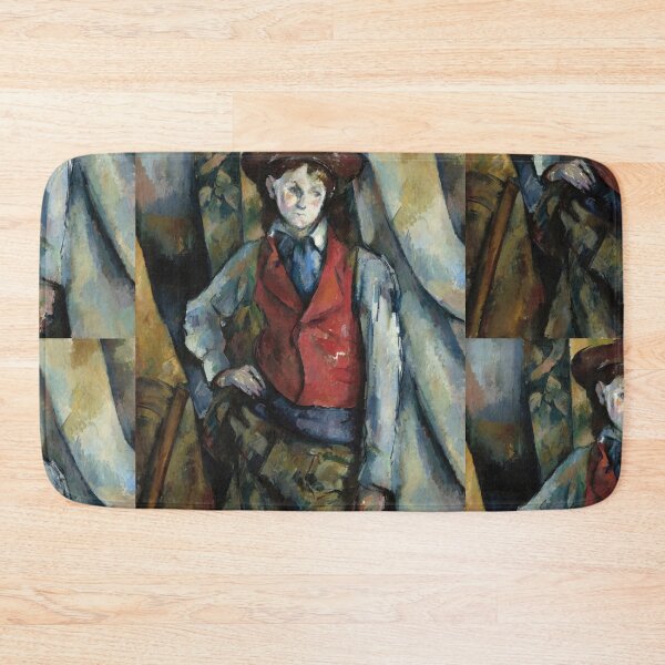 Item preview, Boy in a Red Waistcoat by Paul Cézanne: Post Impressionist Portrait Poster designed and sold by artofuniverse.