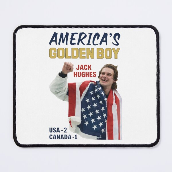 Item preview, Jack Hughes USA Hockey, Jack Hughes Golden Goal designed and sold by CLOUDYMOODS.