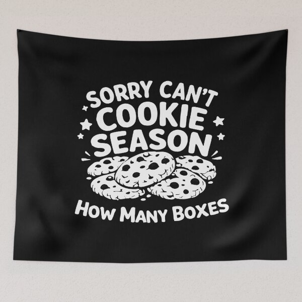 Item preview, Sorry Can't Cookie Season How Many Boxes, Mom Cookie Dealer designed and sold by CloudyPress.