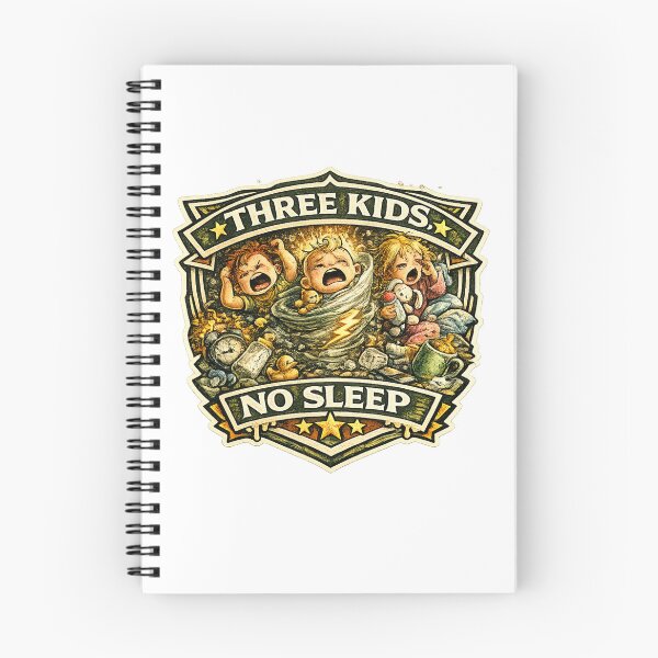 Item preview, Three Kids, No Sleep designed and sold by Throwing-Corn.