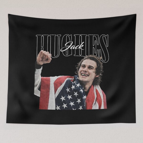 Item preview, Jack Hughes USA Hockey, Jack Hughes Golden Goal designed and sold by CLOUDYMOODS.