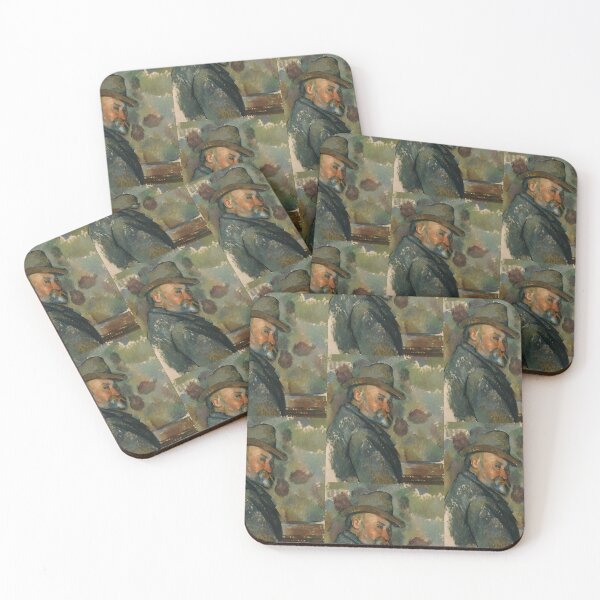 Item preview, Cezanne Coiffe Dun Chapeau Mou by Paul Cézanne: Post Impressionist Portrait Print designed and sold by artofuniverse.