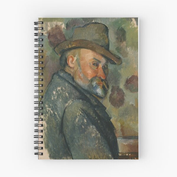 Item preview, Cezanne Coiffe Dun Chapeau Mou by Paul Cézanne: Post Impressionist Portrait Print designed and sold by artofuniverse.