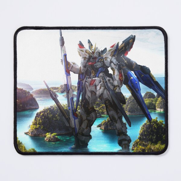 Item preview, full colour ZGMF-X20A Strike Freedom Gundam raja ampat bali illustration digital art designed and sold by sabartgunpla.