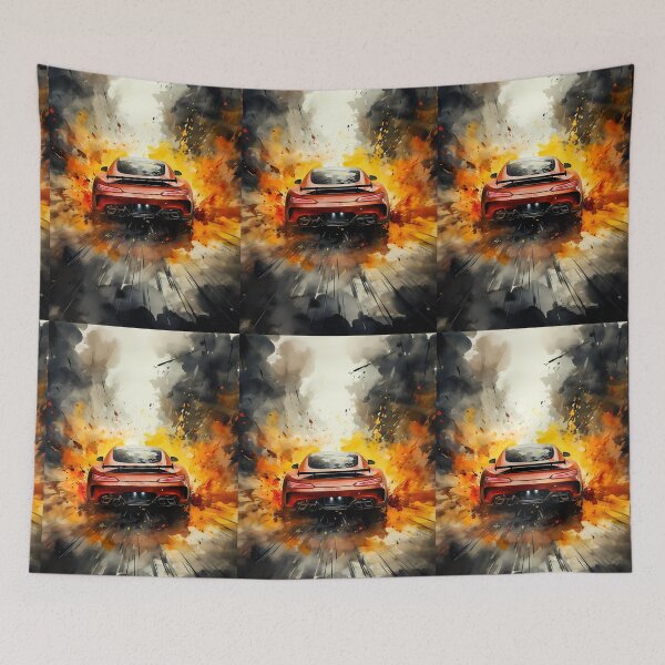 Item preview, Beautiful Artistic Illustration Of Powerful Modern Sports Car  designed and sold by RevUpDesign.