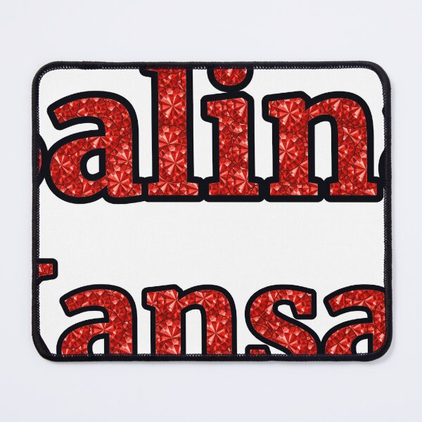 Item preview, Salina Kansas City Name With Red Rhinestone designed and sold by TheIconSmith.