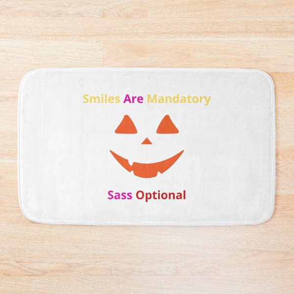 Item preview, Smiles Are Mandatory, Sass Optional Funny Gifts designed and sold by maxiprom.