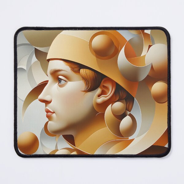 Item preview, Bounce Abstract Portrait designed and sold by shanblue6.