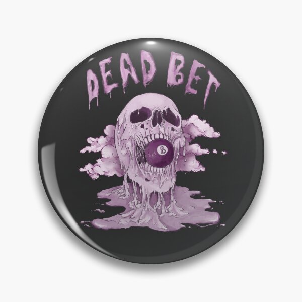 Item preview, Dead Bet Skull and 8 Ball Graphic Shirt design designed and sold by Smuchie.