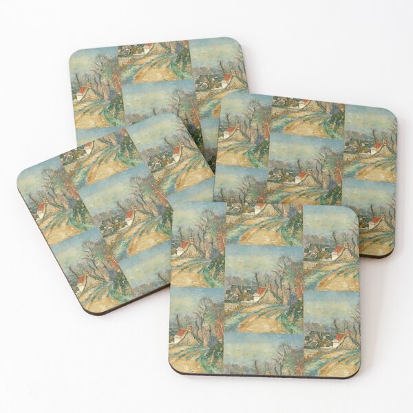 Item preview, Detour in Auvers by Paul Cézanne: Post Impressionist countryside poster designed and sold by artofuniverse.