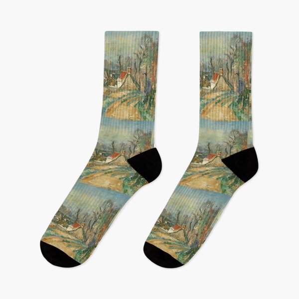 Item preview, Detour in Auvers by Paul Cézanne: Post Impressionist countryside poster designed and sold by artofuniverse.
