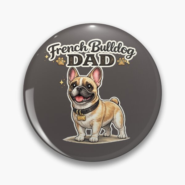 Item preview, French Bulldog Dad – Proud Frenchie Dog Dad Design designed and sold by Szapeee.
