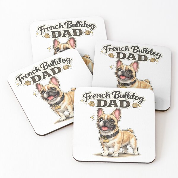 Item preview, French Bulldog Dad – Proud Frenchie Dog Dad Design designed and sold by Szapeee.