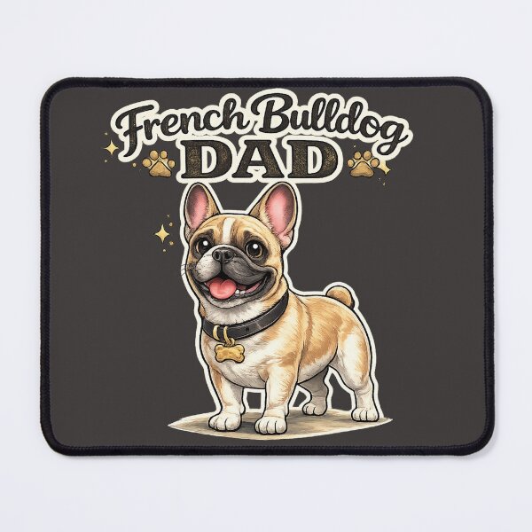 Item preview, French Bulldog Dad – Proud Frenchie Dog Dad Design designed and sold by Szapeee.