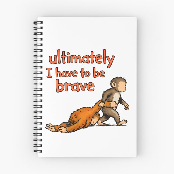 Item preview, Ultimately I have to be brave Punch The Monkey designed and sold by SkeletonsDanger.