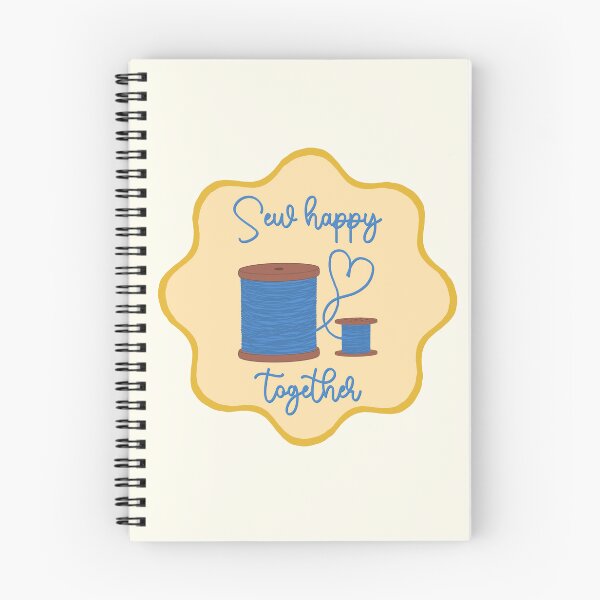 Item preview, Sew Happy Together thread and bobbin mustard yellow designed and sold by KatelynDesigns-.
