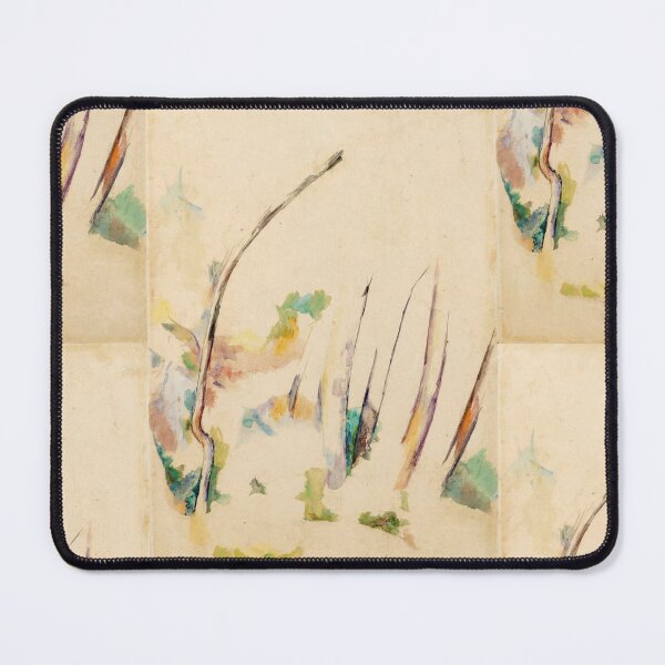 Item preview, Ef Bb Bfsous Bois by Paul Cézanne: Minimal Woodland Watercolor Poster designed and sold by artofuniverse.