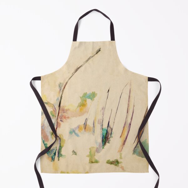 Item preview, Ef Bb Bfsous Bois by Paul Cézanne: Minimal Woodland Watercolor Poster designed and sold by artofuniverse.