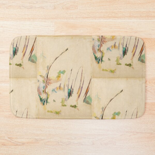 Item preview, Ef Bb Bfsous Bois by Paul Cézanne: Minimal Woodland Watercolor Poster designed and sold by artofuniverse.