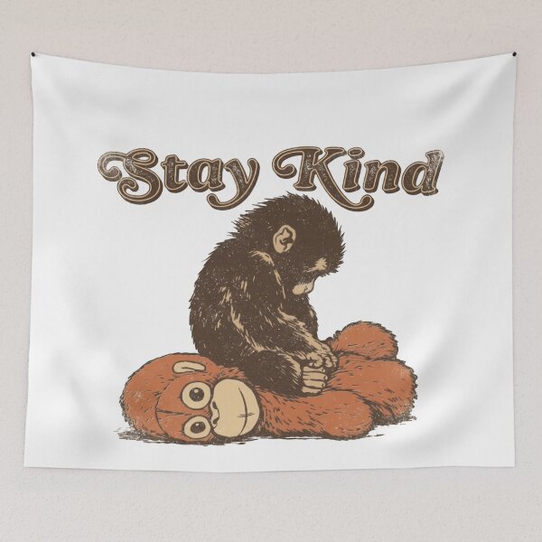 Item preview, Stay Kind Punch The Monkey designed and sold by SkeletonsDanger.
